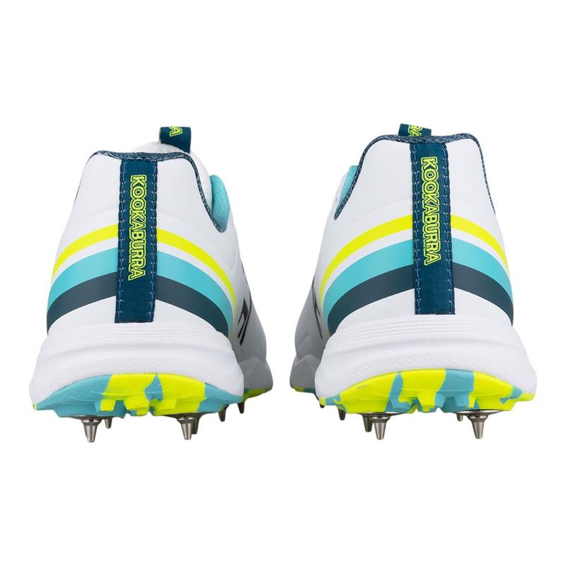 Kookaburra KC 3.0 Spike Cricket Shoe - Aqua/Yellow - main image