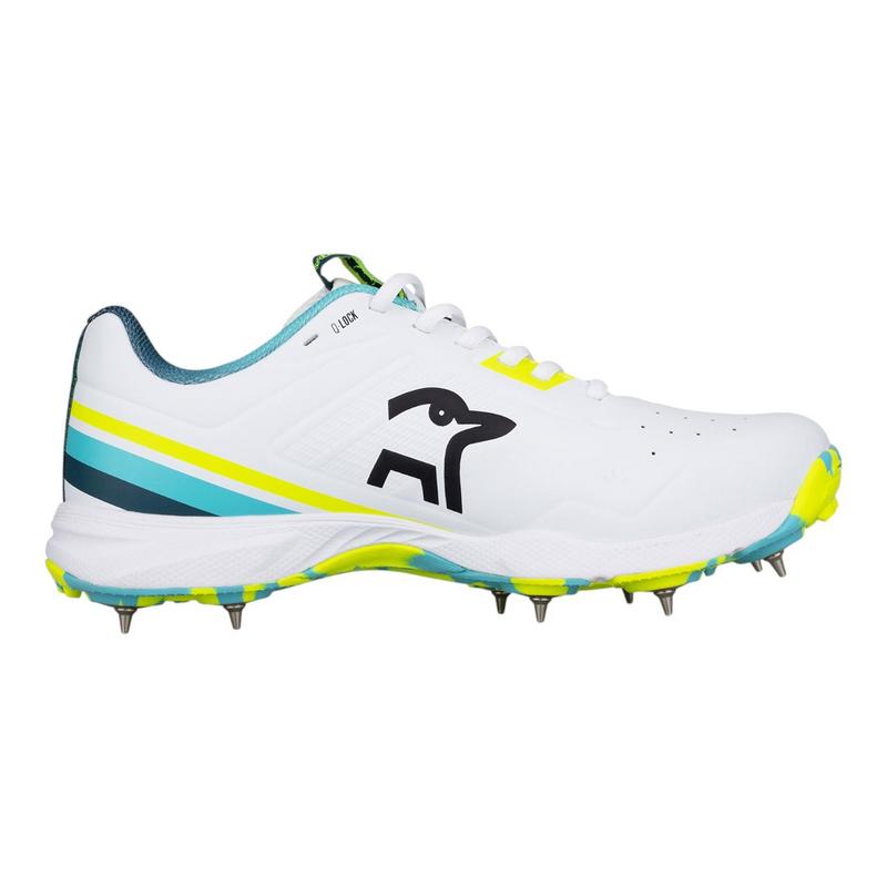 Kookaburra KC 3.0 Spike Cricket Shoe - Aqua/Yellow - main image