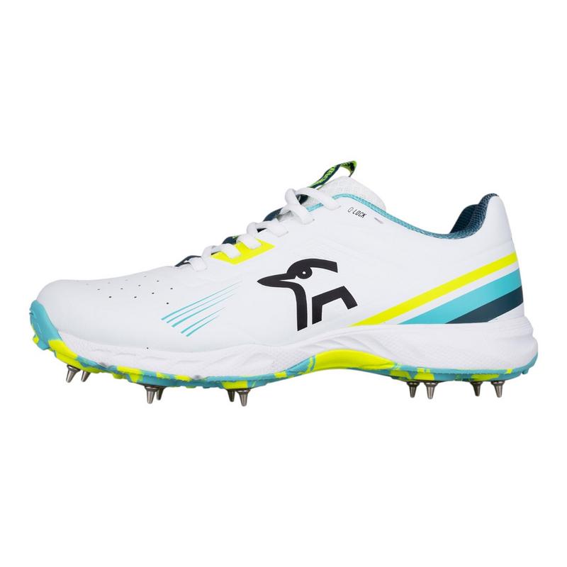 Kookaburra KC 3.0 Spike Cricket Shoe - Aqua/Yellow - main image