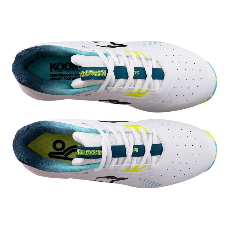 Kookaburra KC 3.0 Spike Cricket Shoe - Aqua/Yellow - main image