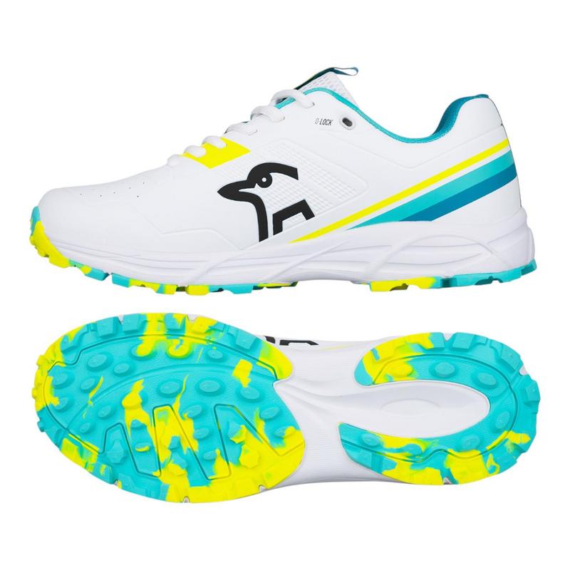 Kookaburra KC 3.0 Rubber Cricket Shoe - Aqua/Yellow - main image