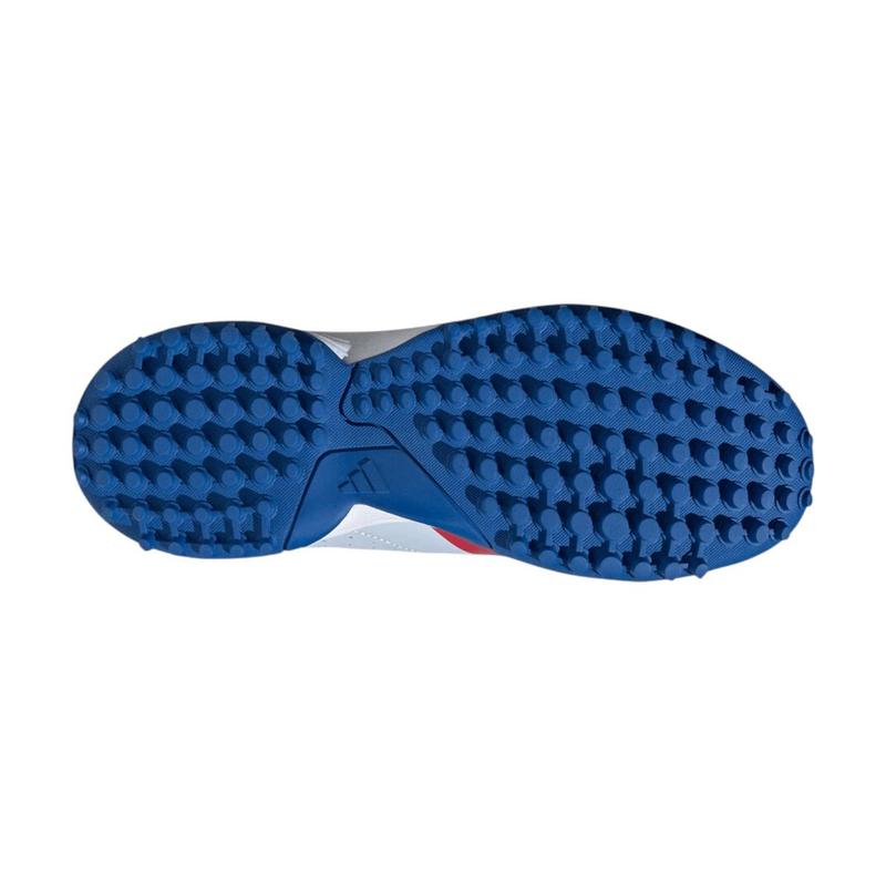Adidas Howzat Spikeless Junior Cricket Shoe 2026 - Crystal/Sky - main image