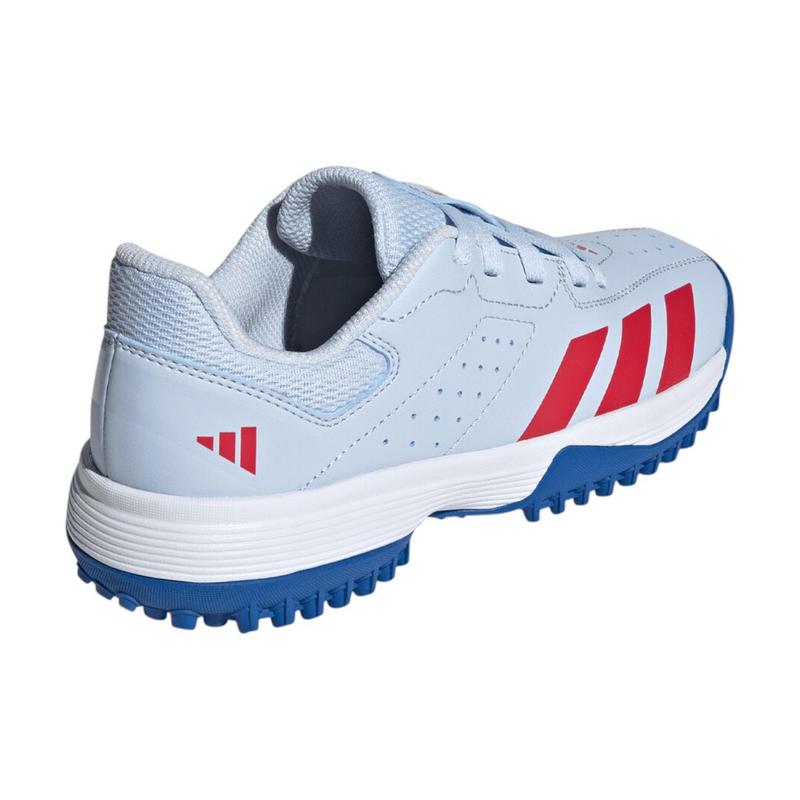 Adidas Howzat Spikeless Junior Cricket Shoe 2026 - Crystal/Sky - main image
