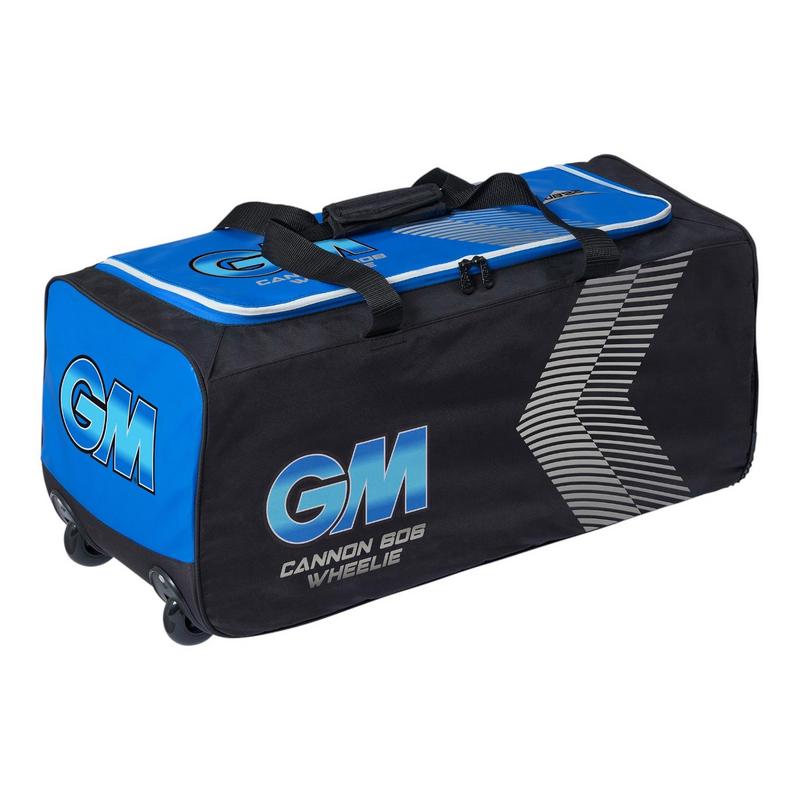 GM Cannon 606 Wheelie Cricket Bag (Blue) - main image