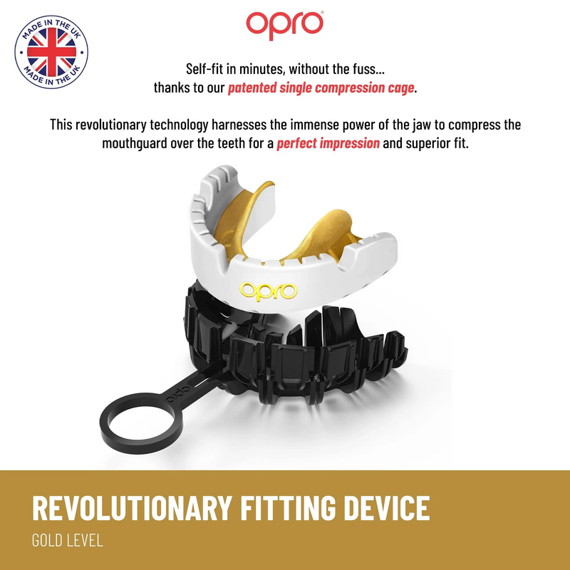 Opro Gold Braces Mouthguard Shield - main image