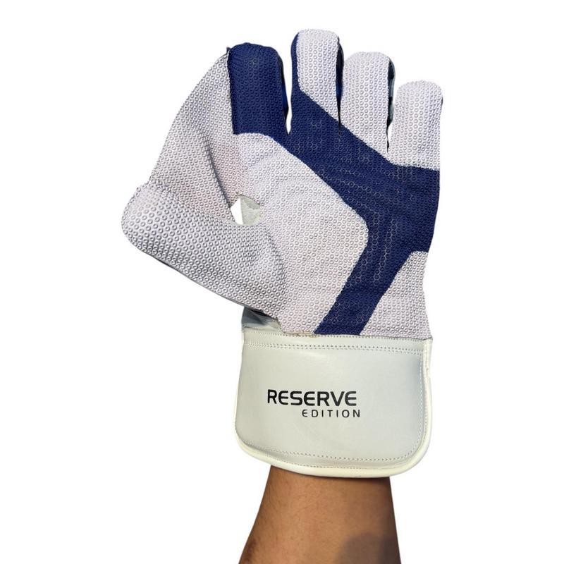 SS Ton Reserve Edition Wicket Keeping Gloves - Blue Camo - main image