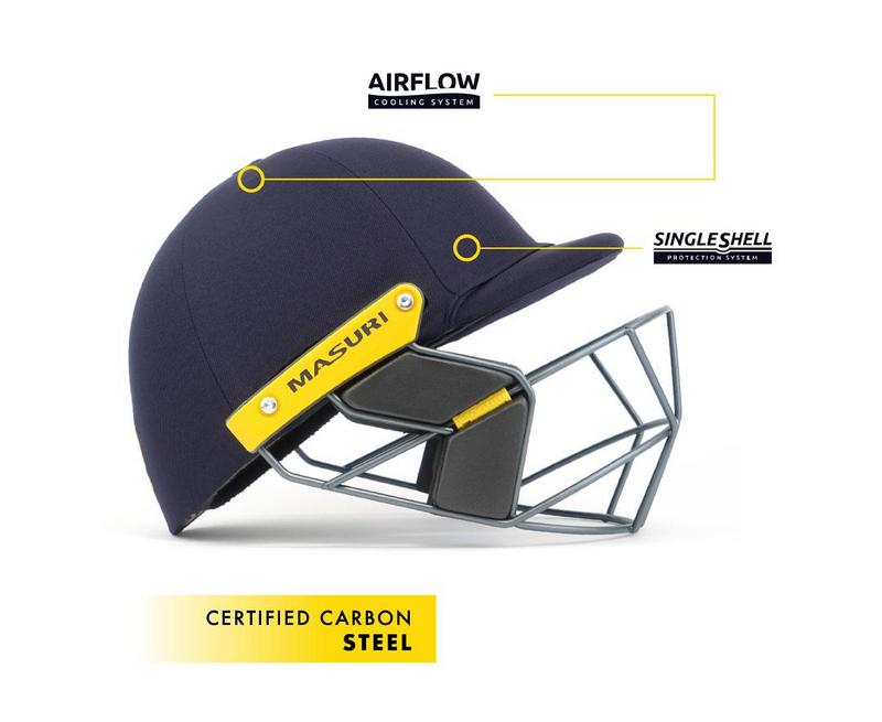Masuri T Line Steel Cricket Helmet Junior - main image
