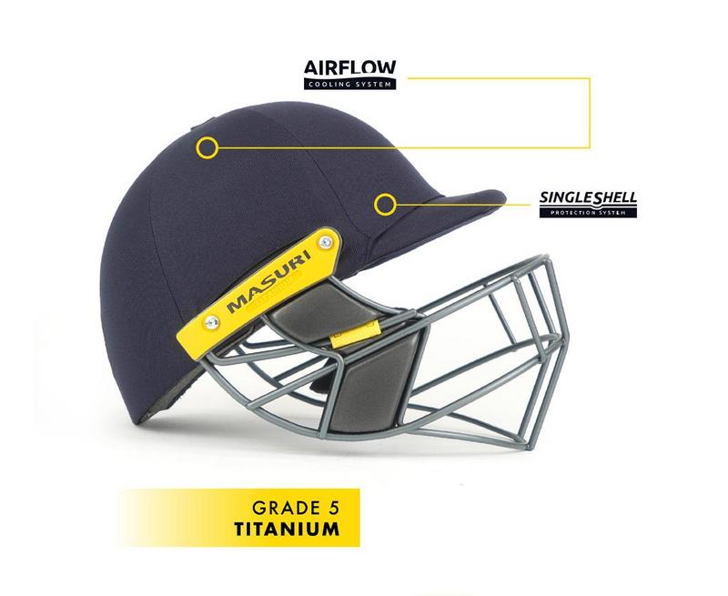 Masuri T Line Titanium Cricket Helmet - main image
