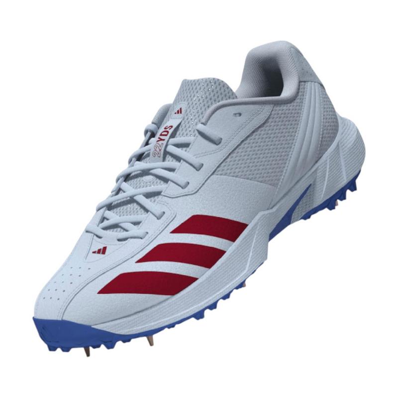 Adidas 22yds Spike Cricket Shoe 2026 (Crystal/Sky) - main image