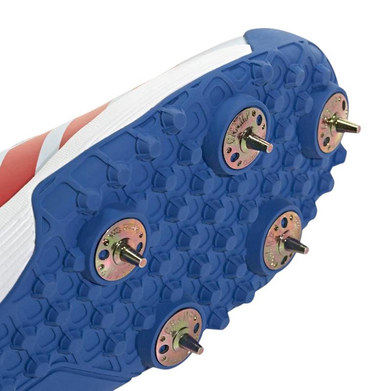 Adidas Howzat Spike Junior Cricket Shoe 2026 - Crystal/Sky - main image
