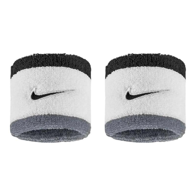 Nike Swoosh Wristband - White/Grey/Black - main image