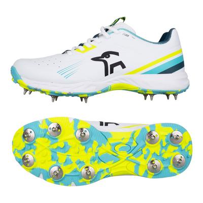 Kookaburra KC 3.0 Spike Cricket Shoe - Aqua/Yellow - thumbnail image 7