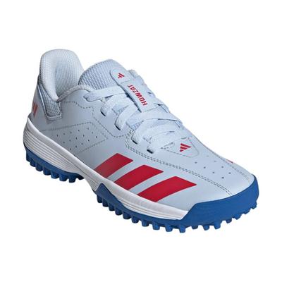 Adidas Howzat Spikeless Junior Cricket Shoe 2026 - Crystal/Sky - thumbnail image 5