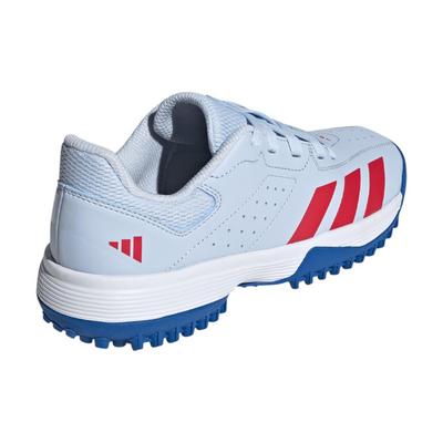 Adidas Howzat Spikeless Junior Cricket Shoe 2026 - Crystal/Sky - thumbnail image 6