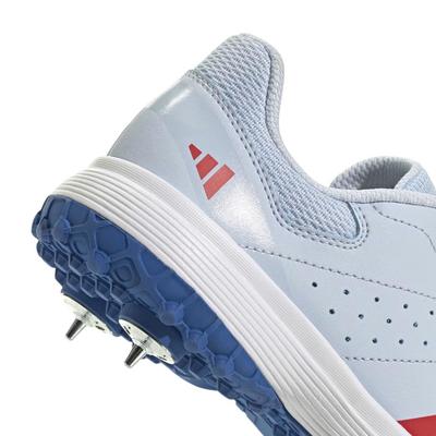 Adidas Howzat Spike Junior Cricket Shoe 2026 - Crystal/Sky - thumbnail image 8