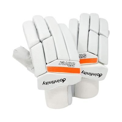 Infinity Silver Batting Gloves - Junior