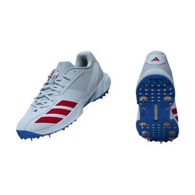 Adidas 22yds Spike Cricket Shoe 2026 (Crystal/Sky)