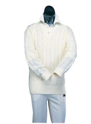 GM Long Sleeve Plain Cricket Sweater - Junior 