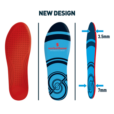 Sorbothane Full Strike Insole Mens & Women - thumbnail image 5